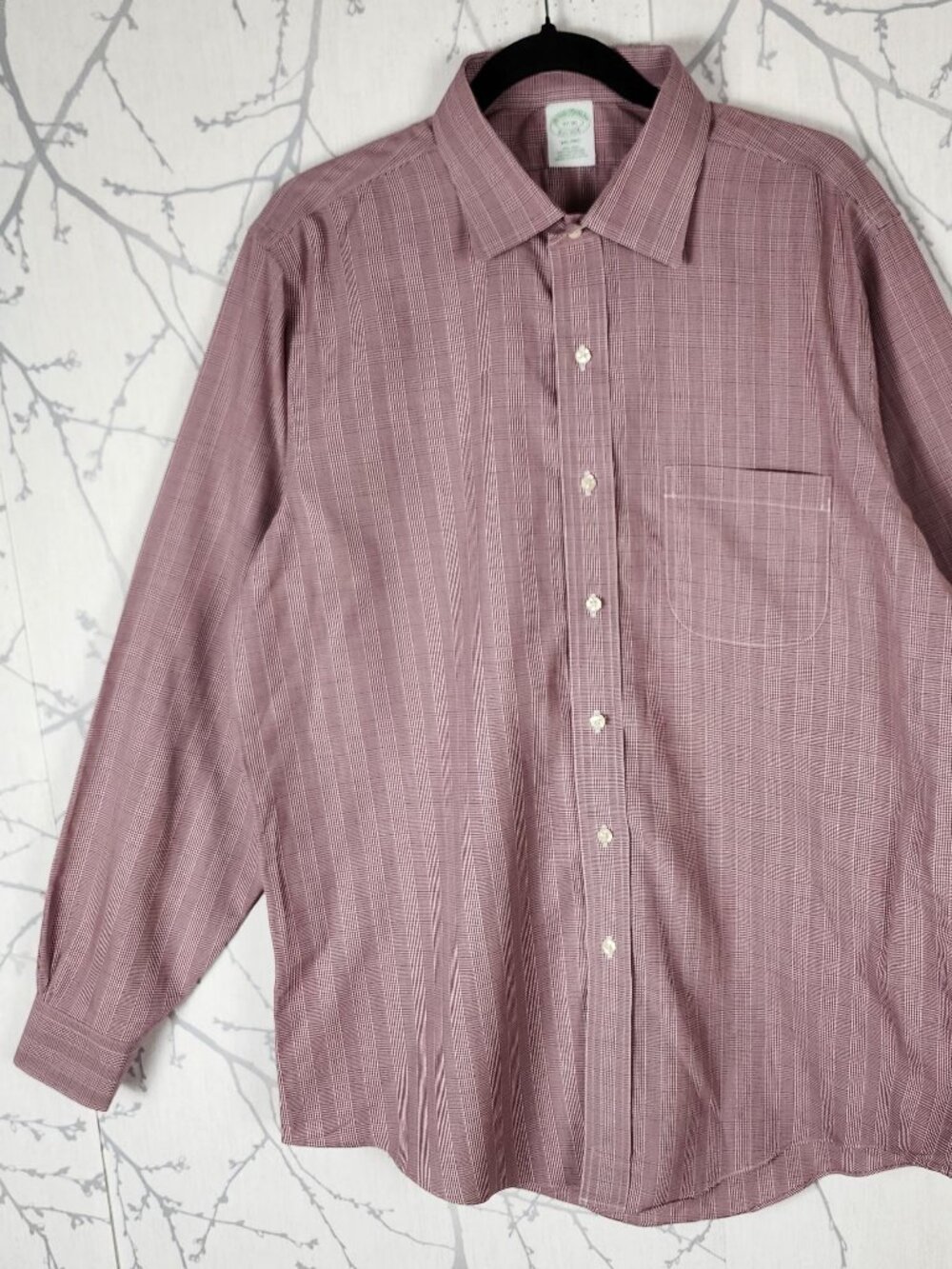 Brooks Brothers Red Plaid Non-Iron Supima Cotton Shirt